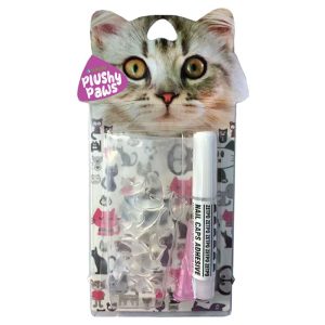 Zetpo Nail Caps for Cats with Glitter