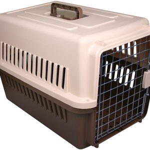 Pets.Love.Earth Flight transport box/carrier for Dogs & Cats Brown FC-1005