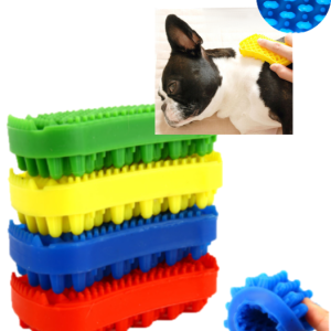 Essential Grooming Silicone Rubber Brush For Dog