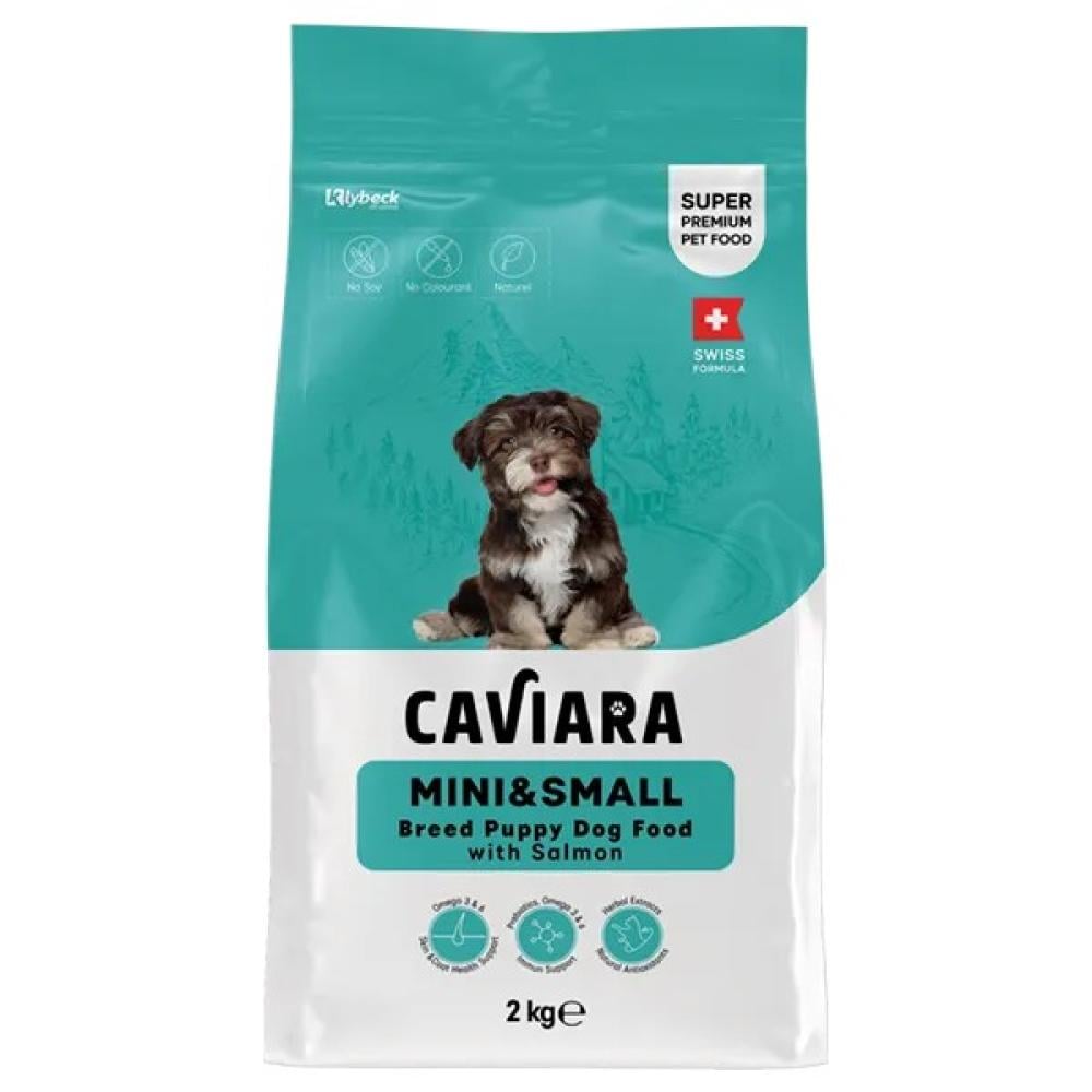 Caviara Mini & Small Breed Puppy Dry Dog Food with Salmon 2 kg