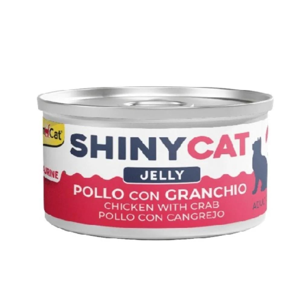 Gim Cat Wet Food with Chicken and Crab in Jelly for Adult Cats, 70g