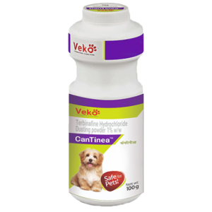 Veko Cantinea Dusting Powder100 g helps relieve itching, suitable for all dogs