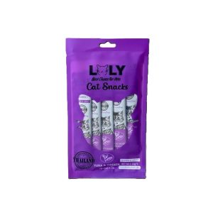 Loly Cat Tuna & Chicken Flavored Treats for Kittens and Adult Cats 5x15g