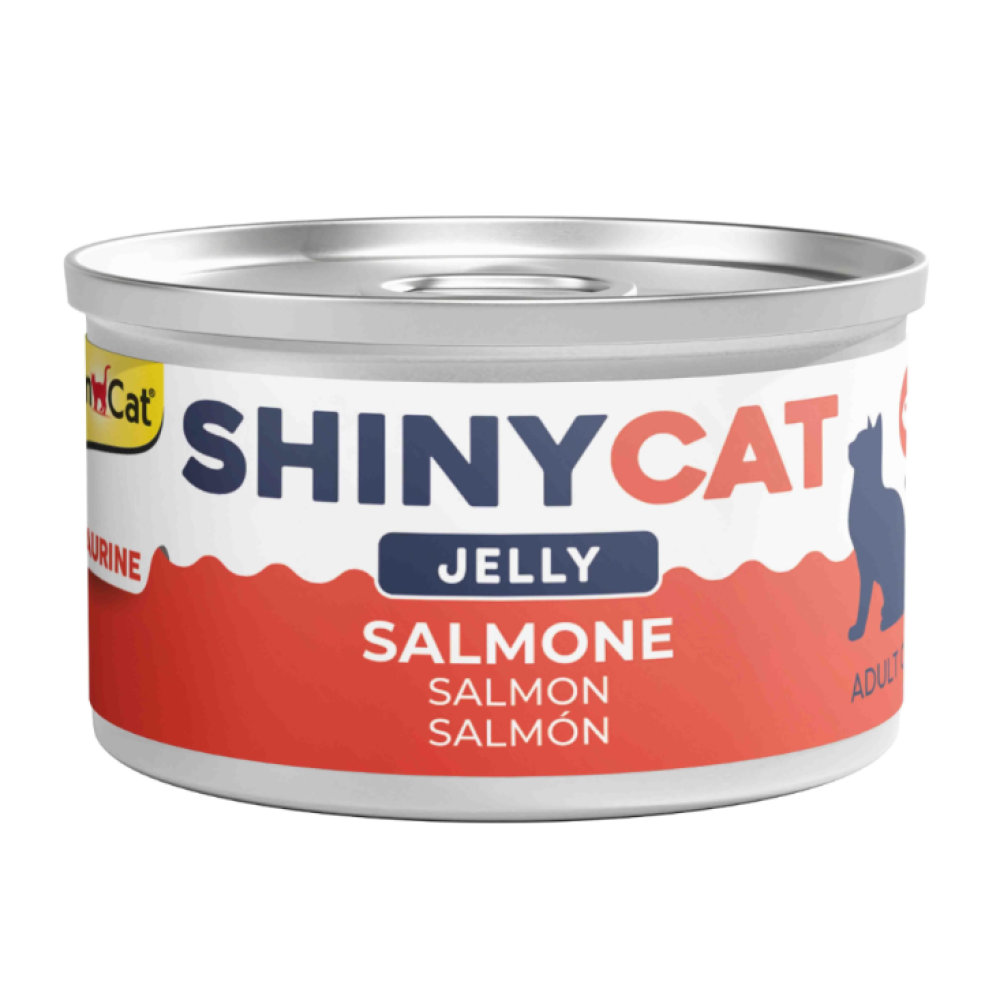 Gim Cat Wet Food with Salmon in Jelly for Adult Cats, 70g