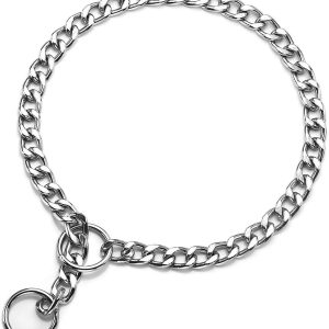 Trixie Choke Chain - Single Row -  Chrome  -  2.5 mm