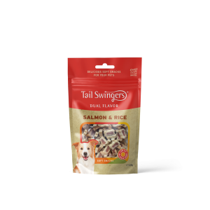 Pet Interest Tail Swingers Dual Flavor Salmon and Rice 125g