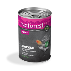 Pet Interest Naturest The wild Way Chicken with Garden Vegetables For Puppy (400 g)