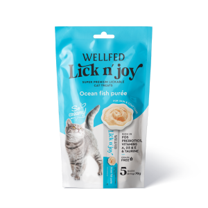 Pet Interest Wellfed Lick N’ Joy Ocean Fish 70g (5x14g) For Cat