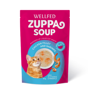 Pet Interest Wellfed Zuppa Soup – Chicken Fillet with Shrimps 85g For Cat (1 Pouch)
