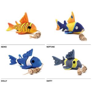 Pet Interest Neptune 3D Fish Cat Toy with SilverVine 22cm