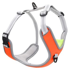 Pet Interest Go Get Soft V Chest Harness Orange