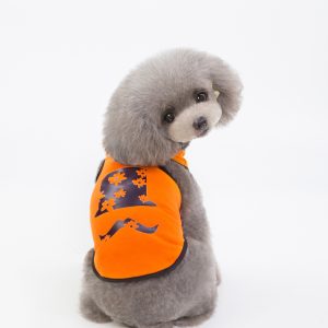 Pets.Love.Earth Hat & Mustache Tank-Top Orange