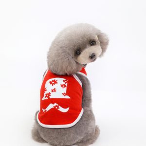 Pets.Love.Earth Hat & Mustache Tank-Top Red