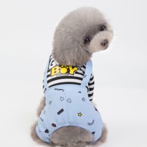 Pets.Love.Earth Good Boy Pajama With Strap (Medium)