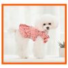 Pets.Love.Earth Checkered Dress Pink With Leash