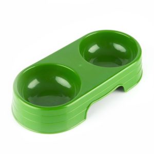 Pets.Love.Earth Double Diner Pet Feeder (Green)
