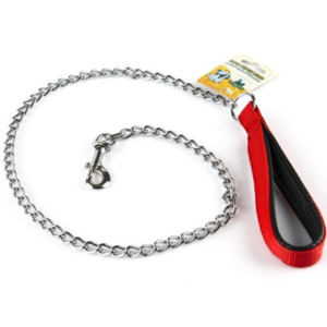 Pets.Love.Earth Chain Dog Leash -Red