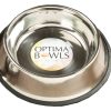 Optima Bowls Premium No-tip Anti-slip Classic Platinum Pet Bowl