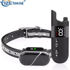 Tech No Training Collar Pet TZ-913 — Rechargeable, 8–50 kg, Black, with Remote