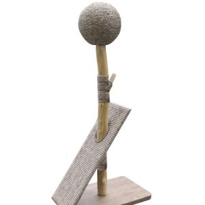 Scratch It! SIT 977 The Globe Modern Scratcher Sand Grey 50X30X104cm
