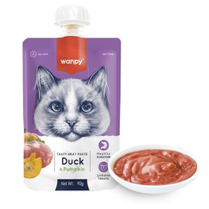 Wanpy Tasty Meat Paste – Duck & Pumpkin – 90g