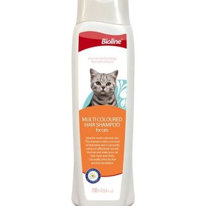 Bioline Multi Coloured Hair Shampoo for Cats 200ml