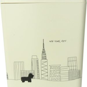 Pet Studio City Dog Melam Treat Canister White