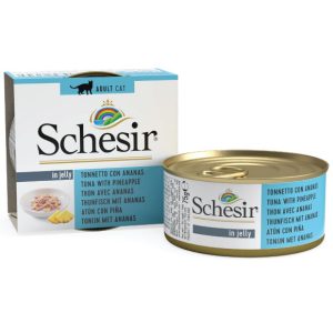 Schesir Can for Cat Tuna with Pineapple 75g