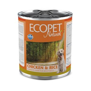 Farmina Ecopet Natural With Chicken & Rice Canned Dog Food 300g (1 Can)