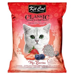 Kit Cat Classic Clump Cat Litter Mix Berries & Strawberry 10 L