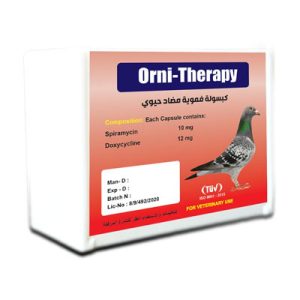 Orni Therapy Alpharabi Antibiotics Oral capsule 125 mg for Pigeons