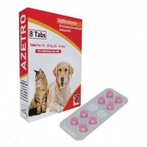 Azetro antibiotic for dogs and cats from Avicin Labs 8 capsules