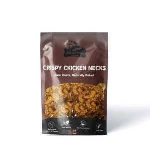 Milagro's Premium Crispy Chicken Necks dog Treat 15 pcs - Natural Healthy Rewards
